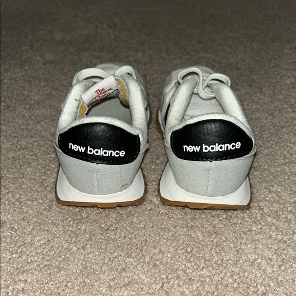 New Balance Gray and Black Athletic Sneakers - Picture 2 of 4